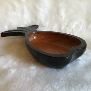 Rare Lester Clarke  Wood Pineapple Bowl VTG 60's